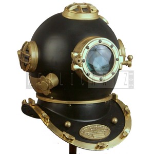 Vintage US Navy Mark V Diving Helmet Deep Sea Scuba Diver Helmet Nautical Maritime and Marine Decor Collectible Gift for Divers - Product Image 1
