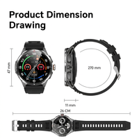 Montre connectée Android H81, étanche IP67, bracelet en gel de silice, écran AMOLED HD, boîtier en acier inoxydable, unisexe