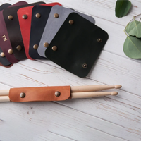 Porte-bâtonnets de batterie portable en cuir PU, accessoires de batterie, étui pour bâtonnets de batterie, cadeau pour batteur
