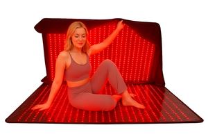 Rotlicht-Therapie decke 660 850 Nahinfrarot 180cm großer Ganzkörpertherapie-Schlafsack mit Schmerz linderung für Körper hände Füße - Product Image 3