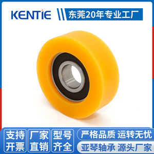 Suministro Directo de Fábrica de Poleas de Correa de Plástico TPU 6203 Resistentes al Desgaste y de Bajo Ruido con Rodamientos y Ruedas Giratorias - Product Image 2