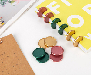 19/28/35Mm Nhựa Mờ Màu Rắn <span class=keywords><strong>S</strong></span> Disbound Máy Tính Xách Tay Nấm Lỗ Kế Hoạch Thư Mục Ràng Buộc Đĩa Cho Máy Tính Xách Tay - Product Image 6