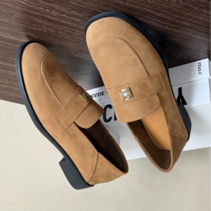 Zapatos de Cuero Estilo Británico Europeo y Americano para Mujer, Modelo 2025, Punta Redonda, Cómodos y Casuales - Product Image 6