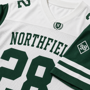 Retro American Football Jersey Short Printed Mesh Sports <b>Fan</b> Wear Vintage Style Custom Team Apparel Breathable Comfortable - Product Image 5