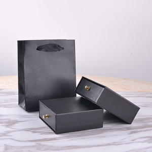 Luxury Cardboard Paper <b>Gift</b> <b>Box</b> for Handbag Custom Logo Printed Jewelry Packaging-Bracelet Ring <b>Earring</b> Necklace Drawer <b>Box</b> - Product Image 2