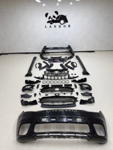 Kit carrosserie style SRT-8 pour Jeep Grand <span class=keywords><strong>Cherokee</strong></span> 2014-2020 avec pare-chocs avant et arrière, jupes latérales et calandre – Stock USA, Vente directe usine - Product Image 2