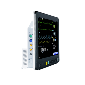 QD-VE15 <span class=keywords><strong>Monitor</strong></span> pasien hewan 15 inci troli <span class=keywords><strong>Monitor</strong></span> dokter hewan peliharaan perlengkapan rumah sakit hewan 6 parameter - Product Image 2