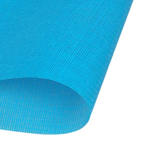 핫 세일 고품질 1000D 파란 비닐 색깔 PVC 입히는 폴리에스테 메시 직물