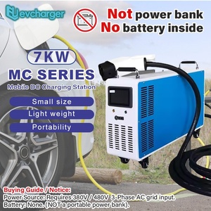Cargador Rápido Inteligente de CC Trifásico Portátil para Vehículos de Nueva Energía, 7kW, CCS2, Estaciones de Carga - Product Image 1