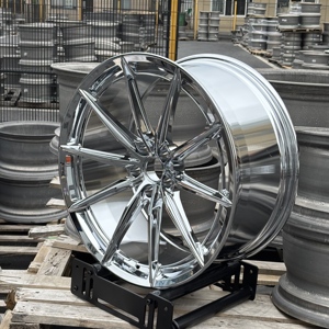 <span class=keywords><strong>Jantes</strong></span> monobloc personnalisées en alliage à rayons multiples concaves profonds CF3-FF forgées <span class=keywords><strong>18</strong></span> 19 20 <span class=keywords><strong>pouces</strong></span> 5X112 5X120 chromées pour voitures de course - Product Image 1