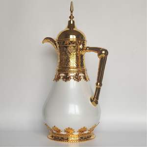 Termo de Larga Duración para el Medio Oriente, Termo Doméstico con Carcasa de Hierro, Termo Dorado de 800 ml para Hotel y Oficina - Product Image 3