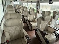 Siège de bus en cuir de luxe RELYAUTO, modèle haut de gamme personnalisé avec poignée arrière, table pliante et repose-jambes, Jiangsu - Vente chaude en usine