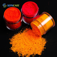 Poudre de pigment fluorescent néon rose vif Sephcare Magenta, couleur vive pour la création d'art et d'artisanat en résine DIY