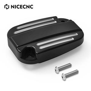 Couvercle <span class=keywords><strong>de</strong></span> réservoir <span class=keywords><strong>de</strong></span> <span class=keywords><strong>frein</strong></span> avant NiceCNC CNC pour <span class=keywords><strong>Harley</strong></span> Street Glide FLHX FLHXS 2018-2023 - Product Image 1