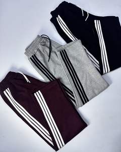 Vente en gros de tissu en coton et toile pour garçons du Bangladesh Pantalons de survêtement à jambe droite pour hommes et pantalons lourds décontractés - Product Image 3