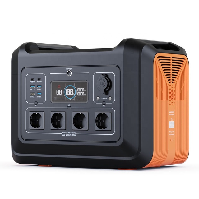 High Quality 2400w Lifepo4 Power Station Portable Outdoor Solar Power Station Picnic Outdoor Solar Power Station