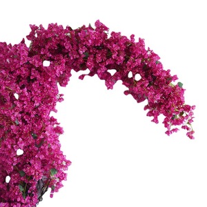 Fleurs artificielles en soie blanches Bougainvillea, directement de l'usine, pour la décoration de mariage, décoration florale artificielle pour cérémonie - Product Image 3