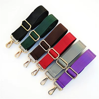 Meetee B-J266 80-130cm * 3.8cm sangles de sac réglables colorées pour sacs à main sacs à main sacs à bandoulière boucles en métal sangles de sac en nylon