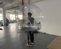 Costume gonflable boule à bulles globe de neige pour adultes pour défilé et spectacle