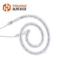 Ampoule halogène tubulaire à tube unique avec revêtement blanc, élément chauffant infrarouge en quartz 100-7600W
