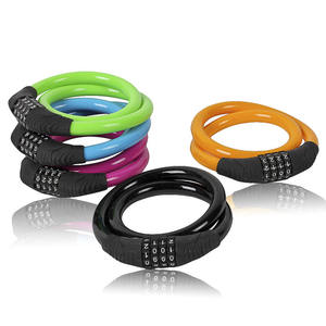 Verrouillage par combinaison pour vélo P3, fil d'acier, ABS, durable, antivol, pour vélos, VTT, vélos de route - Product Image 1