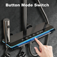 Système de douche Piano avec mitigeur, affichage numérique intelligent de la température, ensemble de douche