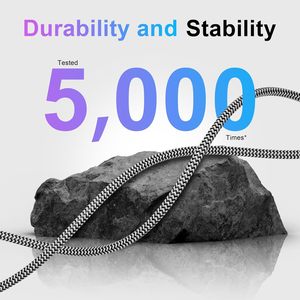 Tùy chỉnh USB 3.1 một để USB C Cáp Nylon bện 10gbps truyền dữ liệu và 60 Wát 3A nhanh chóng sạc cáp cho điện thoại di động sạc - Product Image 5