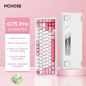 Teclado Mecánico Inalámbrico para Juegos G75 V2 Professional 75%, Personalizable con 3 Modos, Teclas para Compras en Línea - Product Image 6