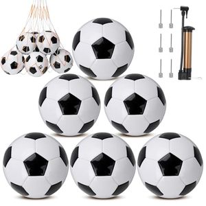 2026 Custom <strong>Soccer</strong> <strong>Ball</strong> Size 3 4 5 Durable Training Match Football with Custom Logo Color Eco Friendly Black Pump Bag - Product Image 1