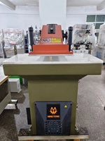 Machine automatique MingTeng pour la fabrication de semelles intérieures en cuir PU, presse hydraulique à bras oscillant, moteur de découpe, engrenage, 380V, garantie 1 an