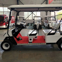 Voiturette de golf électrique 3-4 places, véhicule utilitaire, batterie au lithium, autonomie de 90 km, vitesse maximale de 50 km/h, pneus tout-terrain robustes