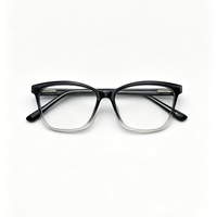 Montures de lunettes PC ultralégères YX-2208 tendance pour femmes et hommes, style œil de chat, pour verres de prescription dégradés
