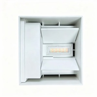 Applique murale LED moderne, étanche, orientable haut/bas, à quatre feuilles mobiles, avec angle de faisceau de 10-140°, 6W 540LM 3CCT