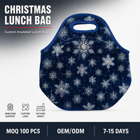 Sac à déjeuner personnalisé en néoprène, isotherme, imperméable, avec logo, sac isotherme personnalisé, sac de transport, travail, école, pique-nique, voyage, portable