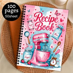 Carnet de Recettes Personnalisable et Ludique à Thème Dessin Animé - Couverture Rigide Durable pour les Passionnés de Cuisine et les Blogueurs Culinaire |   Quantité minimale de commande faible - Product Image 2