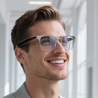 Lunettes GT33 - Lunettes intelligentes à IA pour écouter de la musique et passer des appels, lunettes de soleil faites à la main