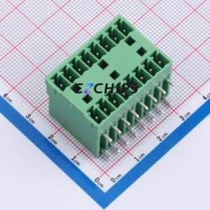 1843130 <b>Plug</b>-in Terminal Block Through hole Component (THT),P=3.81mm Connector 3.81mm Green Straight <b>Pin</b> <b>2</b> - Product Image 1