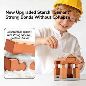 MIDEER Vente en gros - Mon premier jouet de construction - Ensemble de briques et de carreaux en terre cuite réels - Lavable et réutilisable - Kit de construction - Cadeau STEM pour enfants - Product Image 3