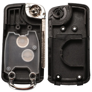 2 btn sửa đổi lật từ xa Vỏ chìa khóa xe cho Citroen C1 C2 C3 C4 Picasso xsara Peugeot 206 <span class=keywords><strong>306</strong></span> 307 107 207 407 đối tác - Product Image 6