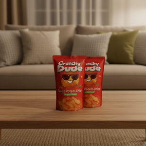 Chips de patate douce au beurre de miel naturel de qualité supérieure sans conservateurs, faible en gras - Product Image 1