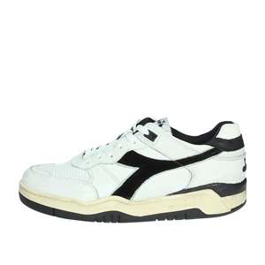 Baskets Diadora Heritage unisexes pour adultes, blanc et noir, taille 38, chaussures épaisses - Product Image 1