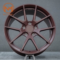 Jantes de voiture pour passagers Maxtera forgées sur mesure de style VS-5RE rouge pour BMW Porsche Audi Golf Corvette Tesla Mustang GR Supra en alliage