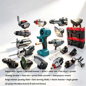 Ensemble d'outils électriques sans fil 16 en 1, 21V, avec têtes interchangeables, perceuse, clé à chocs, scie, boîte à outils - Product Image 3