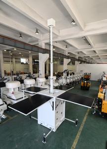 Прямые продажи с фабрики, Cuboid телескопическая башня, мобильная солнечная башня видеонаблюдения IP65, водонепроницаемая солнечная башня видеонаблюдения - Product Image 2