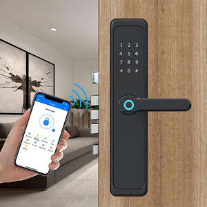 スマートドアロック Wifi スマート指紋ロック デジタルドアノブロック 電子キーパッド付き - Product Image 4