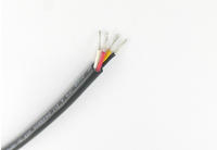 Cable Industrial de Cobre Estañado Trenzado Tipo 758 de 24 AWG, 300V, Resistente al Calor, Retardante de Llama, Aislamiento de PVC, Multifilar, Flexible
