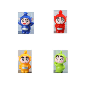 Figura de resina de Shin Chan de Lanshuo, set de figuras abstractas de dibujos animados, juguete coleccionable de arte para decoración y regalo. - Product Image 5