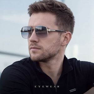 XINLI S15222 Nuevas Gafas de Sol Deportivas de Metal con Doble Puente, Unisex, Polarizadas, Montura Completa Cuadrada, Protección UV400 - Product Image 1