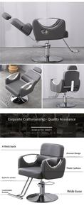 Chaise de salon en cuir PU noir avec fonction inclinable, chaise de <span class=keywords><strong>barbier</strong></span> hydraulique pour salon de coiffure, institut de beauté, <span class=keywords><strong>barbier</strong></span> - Product Image 5