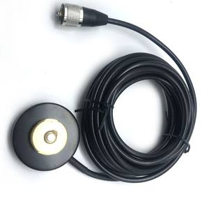 Antena al por mayor, antena NMO y adaptador de base de montaje magnético Daul Band VHF/UHF100W 2.15dB antena para radio de coche móvil Ham - Product Image 5